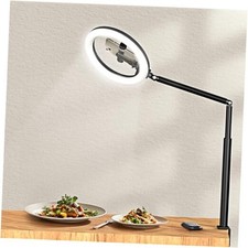 10.5" Ring Light Overhead Phone Mount - Selfie Ring Light with Stand Phone
