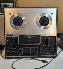 Vintage Sony Three Head Stereo Taperecorder In Working Condition Made In Japan