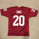 Billy Sims Signed Oklahoma Sooners #20 Football Jersey Autographed