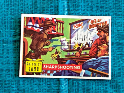 1956 Topps Roundup # 14 Sharpshooting  NM/MINT