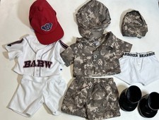 Build A Bear Military Soldier Camo Uniform  Baseball Uniform Underwear Boots