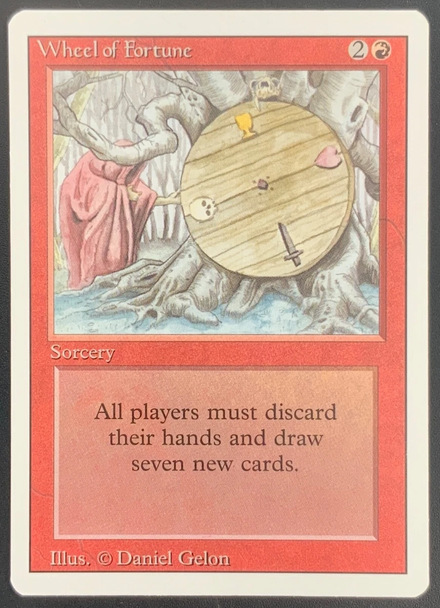 Wheel Of Fortune In Individual Magic: The Gathering Cards for sale