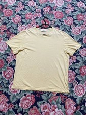 T-shirt uomo vintage Yves Saint Laurent logo YSL cotone lusso casual sbiadita