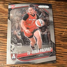 2025 Panini Prizm Te-Hina Paopao Rookie Atlanta Dream Basketball Card #61
