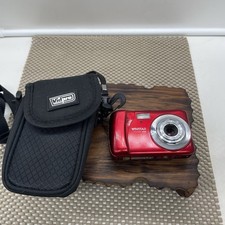 Vivitar ViviCam XX14 Digital Camera Red Selfie w/ SD Card 4X Digital Zoom w Case