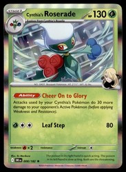 Cynthia's Roserade 008/182 Holo Rare Destined Rivals