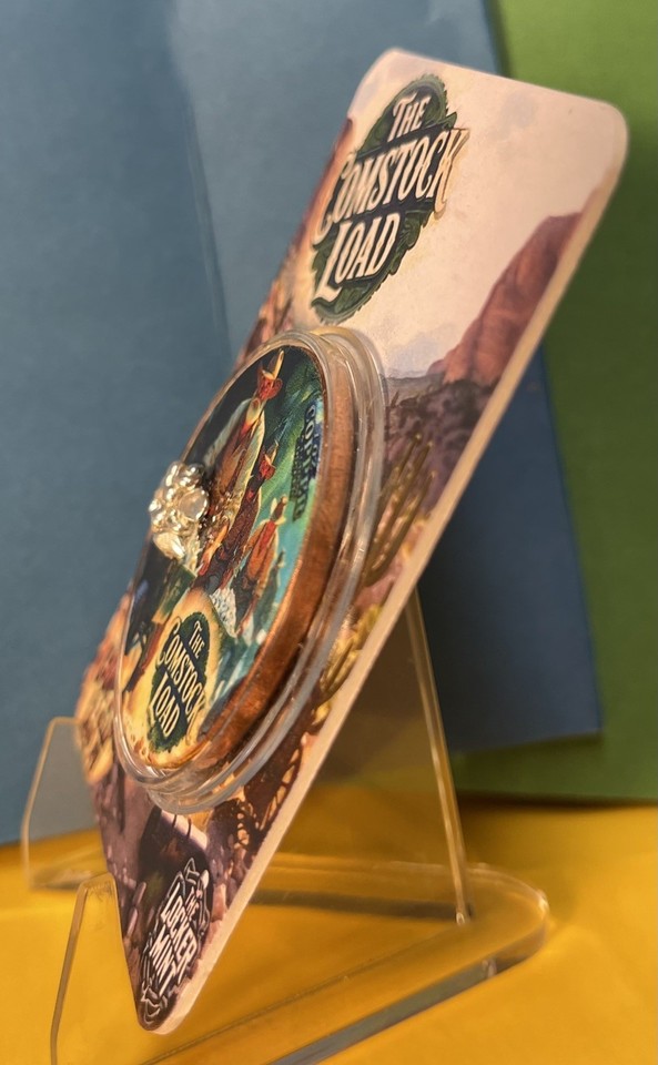 ⭐️The Comstock Load LOCKER MINT 1 oz .999 Copper + 1 Gram .999 Silver W ...