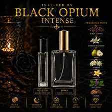 No. 569 Black Opium Intense Ladies Inspired Fragrance - LUXE Oil-Based Fragrance