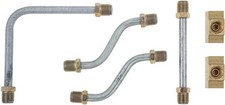 1969-71 Mopar Upper Fuel Line Set 340440 6-pack Original Material