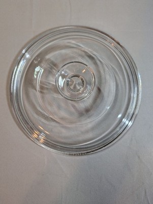 Pyrex G5C Glass 7 3/4'' Replacement Lid for CorningWare 1.5 QT French White