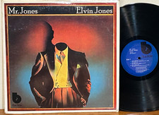 ELVIN JONES Mr. Jones 1973 BLUE NOTE Jazz Fusion LP VG+/VG Play Tested