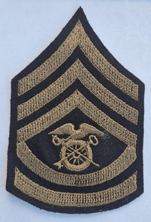 Pre WWII U.S. Army Quartermaster Corps 1st Sergeant Enlisted Chevron!