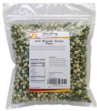 Hot Wasabi Green Peas 2 Lbs - Medley hills farm 32 Ounce (Pack of 1) 
