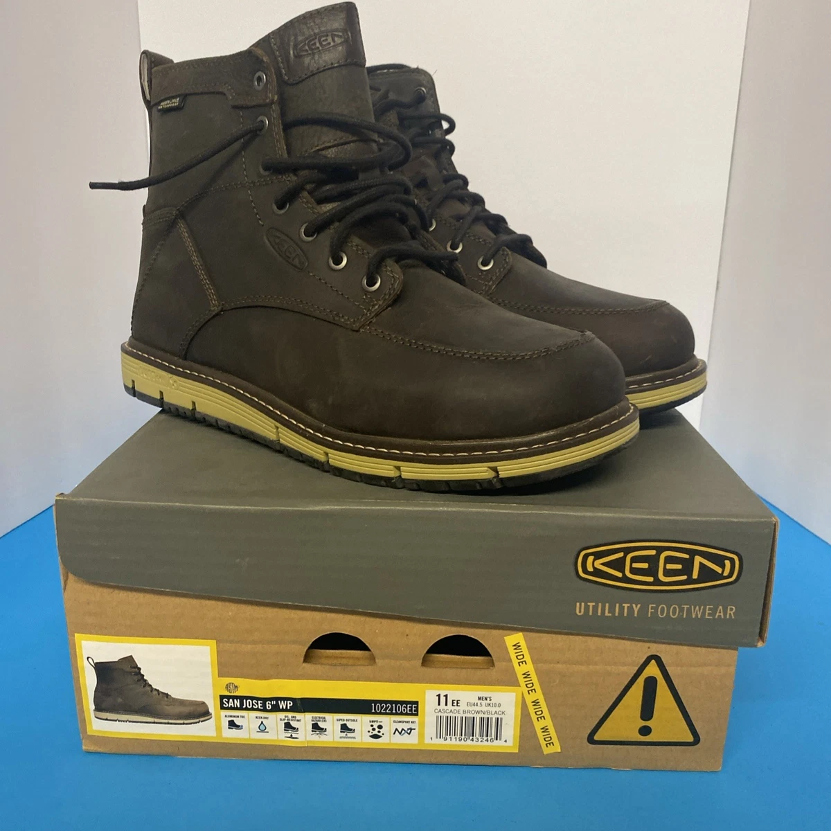 KEEN Utility Mens Lansing Low SteelToe Boot Wide 10.5EE Brand new NWT BisonBlack KEEN Utility Evanston 6 Men main image 3