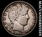 1908-O Silver Barber Half Dollar-Very Fine Scarce Better Date No Reserve #i4591