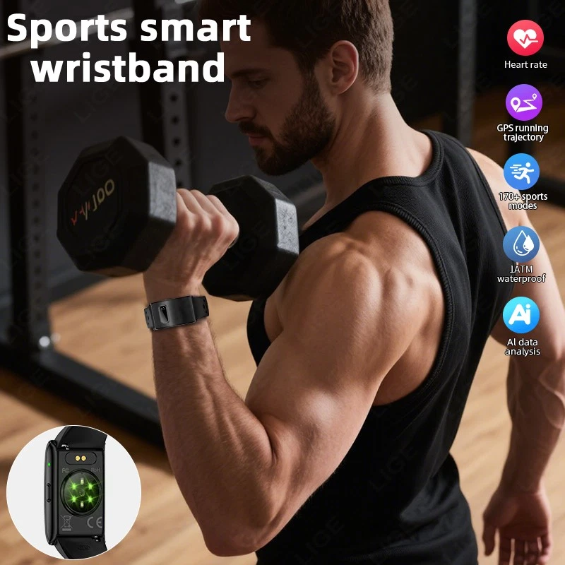 Smartwatch Herren Fitness Tracker Herzfrequen Pulsuhr Schrittzähler Armbanduhr