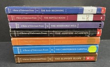 A Series of Unfortunate Events Lemony Snicket Paperback LOT - PB 1,2,4,5,8,9,10