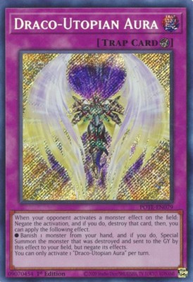 Draco-Utopian Aura - POTE-EN079 - Secret Rare - 1st Edition Lightly Played, Engl