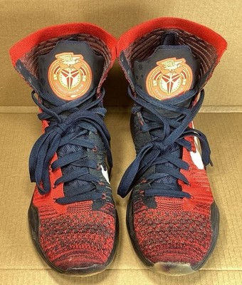 Nike Kobe 10 X Elite High American USA Red Blue Sneakers 718763