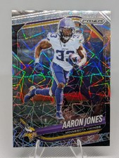 2025 Panini Prizm - Aaron Jones Lazer Prizm #7 Minnesota Vikings NFL