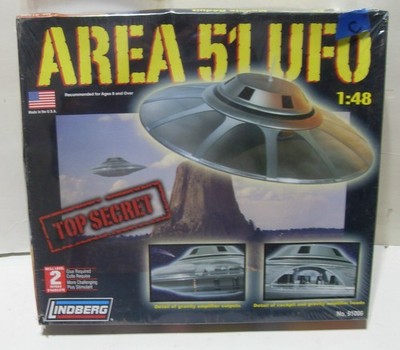2007 Lindberg AREA 51 UFO 1/48 model kit 91006 made in USA NISB