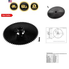 Roller Chain Sprocket B Type 1" Bore 60 Tooth