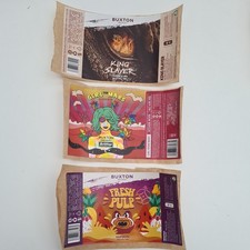 Buxton Brewery  Craft Beer Can Labels X 3