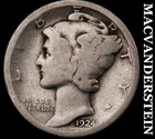 1924 Silver Mercury Dime - Scarce  Better Date  No Reserve  #G8941
