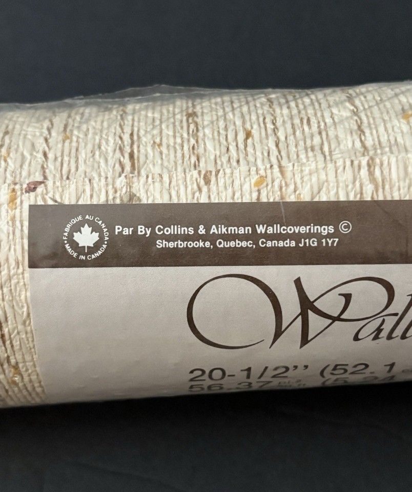 4 Rolls Par By Collins & Aikman Wallcoverings Vintage Wallpaper FS8030 ...