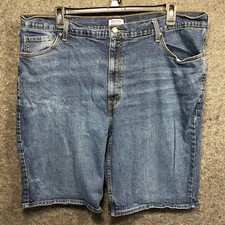 Levi Strauss Signature Men's Blue Size 44 Classic Denim Shorts 10 Inseam