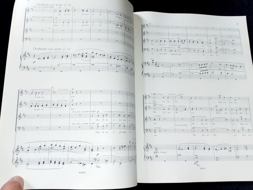 Dvorak Mass in D Major op. 86 organ version score music critical edition - Picture 6 of 8