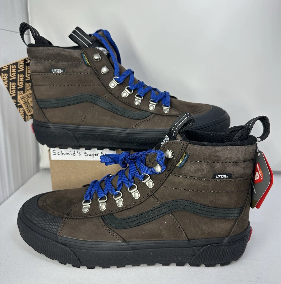 VANS SK8-Hi MTE Shoes Men Size 8 Brown Black Waterproof Hiking Outdoor Primaloft Vans Sk8-Hi MTE-2 Primaloft Brown Black Waterproof Hiking  main image 4
