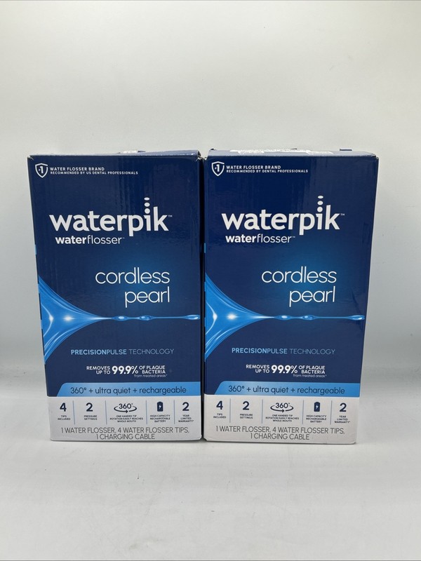 **parts Only** Waterpik Cordless Advanced 2.0 Water Flosser, Black + Charger