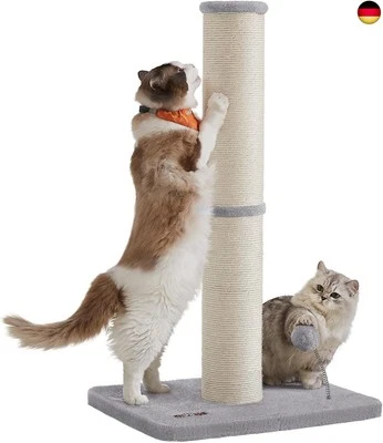 BESUCHE DEN FEANDREASTORE Feandrea Kratzbaum, 85 cm hoch, Kratzsäule, 13 cm Dicker Stamm, Katzenbaum,