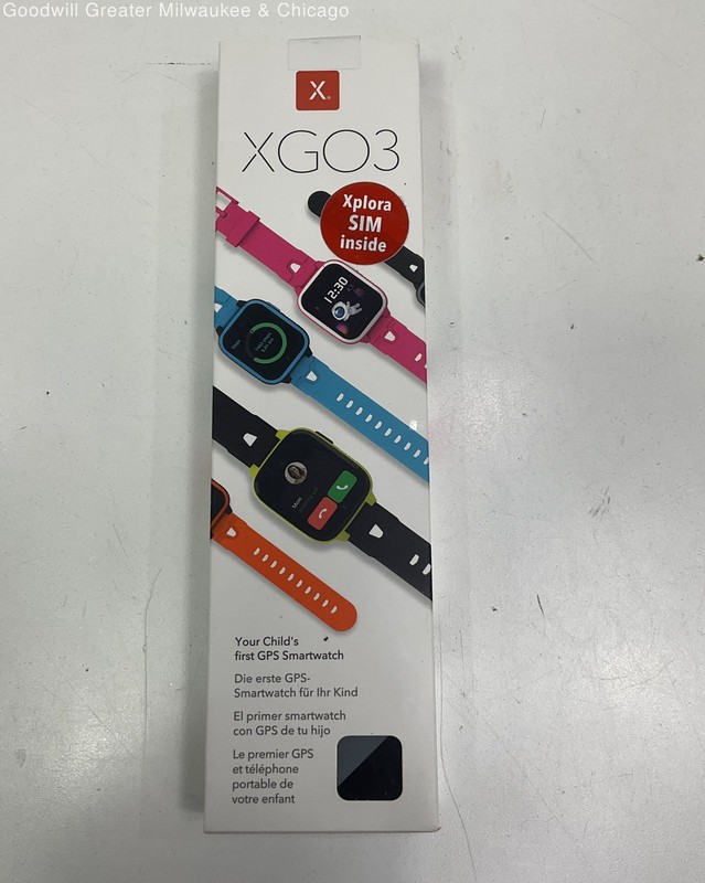 Xplora Black & Grey Gps Smartwatch (Sealed)