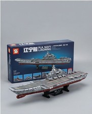 SEMBO 0201 PLA Navy Shandong 1:350 Militärflugzeug Schlachtschiff 2197 Pcs