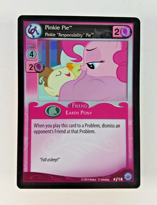 Pinkie Pie, ''Responsibility'' #f18 Foil - Premiere, My Little Pony CCG (2013)
