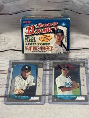 2000 Bowman Draft - Set Break (#1-110) - You Choose - Very Crisp cards  