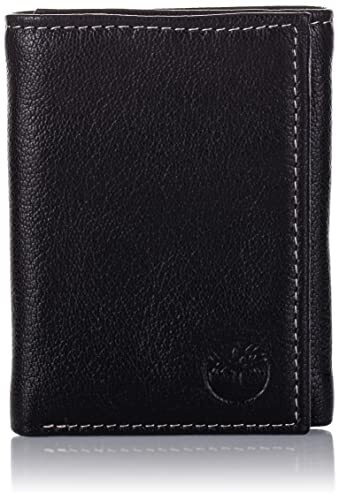Men's Genuine Leather RFID Blocking Trifold Wallet