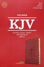 KJV Super Giant Print Ref Bible Brown Thumb Indexed BRAND NEW in Shrink Wrap!!!