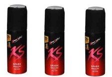 3 x45ml Kamasutra spark deodorant spray for men spicy and sizzling fragrance