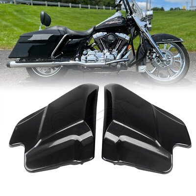 Unpainted Black Side Covers For Harley 97-07 Road King Street
