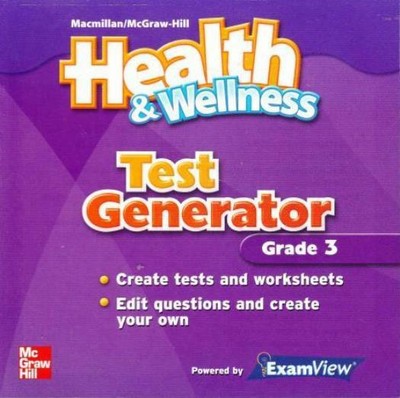 health wellness test generator grade 3 pc mac cd create exams worksheets etc ebay