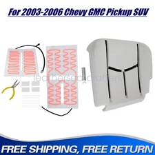 Driver Bottom Seat Foam & Bottom-Top Heater Element Pad For 2003-2006 Chevy GMC
