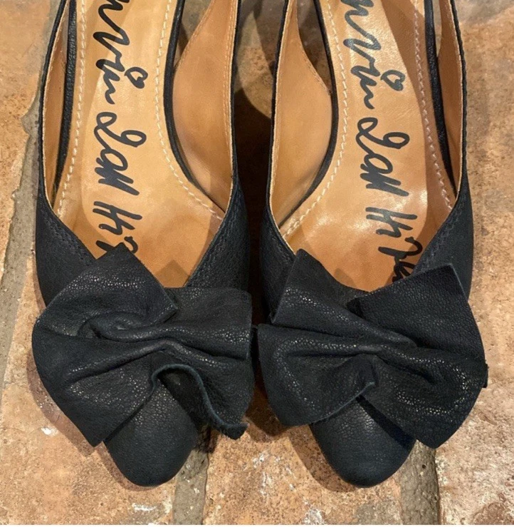 LANVIN Black Leather Slingback Pumps (Retails $950) - Women's Size EU 36 / US 6 - Image 3 of 4