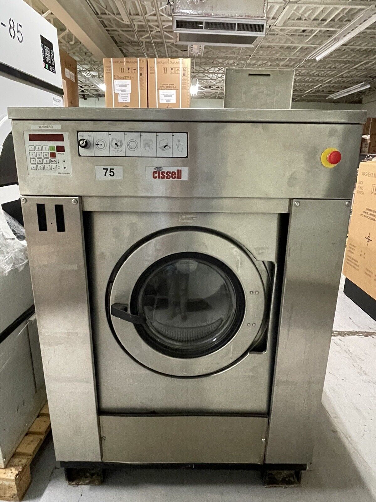 Used 2006 Cissel 75lb SOFT Programmer MOUNT PS40 w All items free shipping store Washer