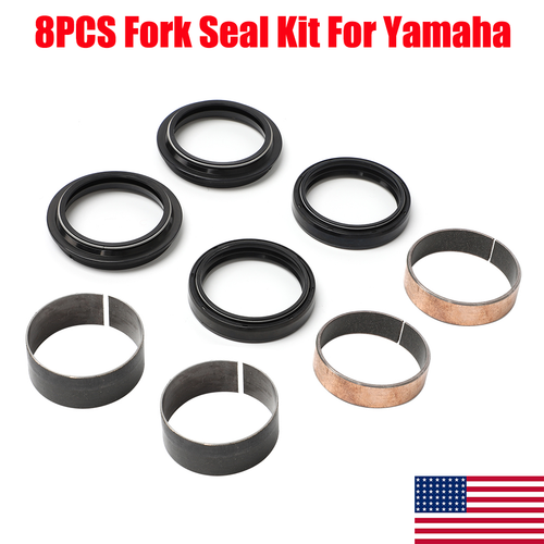 Fork Seals Dust Seals Bushes Rebuild Kit For Yamaha YZ250 YZ250F 1C3
