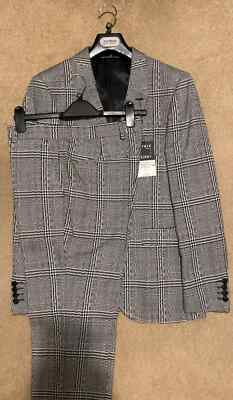 Topman mens Houndstooth suit Brand New Sold Out Jacket 38 Trousers