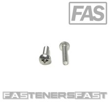 100 8-32x3/4 Stainless Steel Phillips Pan Head Machine Screws 18-8 100 PCS