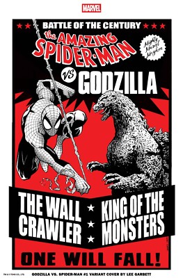 Godzilla vs Spider-Man #1 Lee Garbett versus Variante (30.04.2025 - WK5)